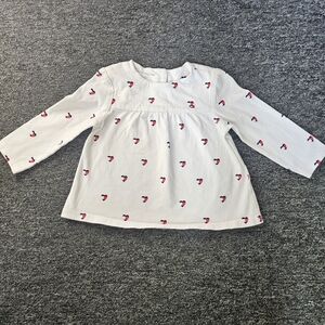 Infant Girls Tommy Hilfiger Long Sleeve Shirt Size 18months